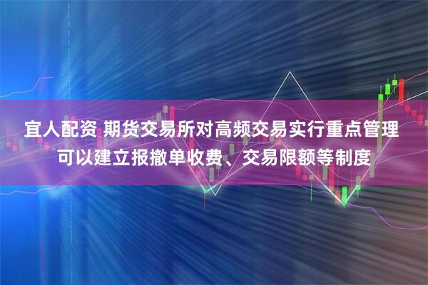 宜人配资 期货交易所对高频交易实行重点管理 可以建立报撤单收费、交易限额等制度