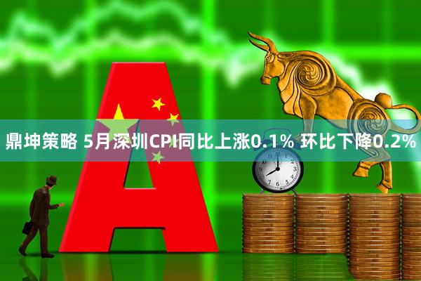 鼎坤策略 5月深圳CPI同比上涨0.1% 环比下降0.2%