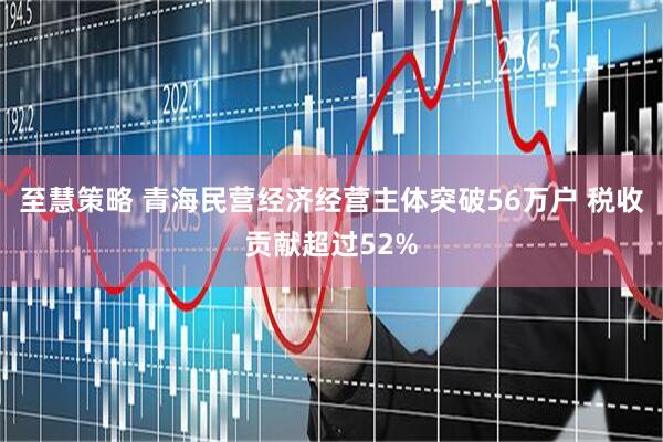 至慧策略 青海民营经济经营主体突破56万户 税收贡献超过52%