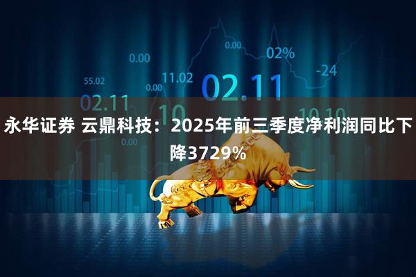 永华证券 云鼎科技：2025年前三季度净利润同比下降3729%